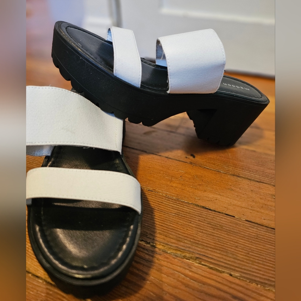 Madden Girl chunky scrappy sandals